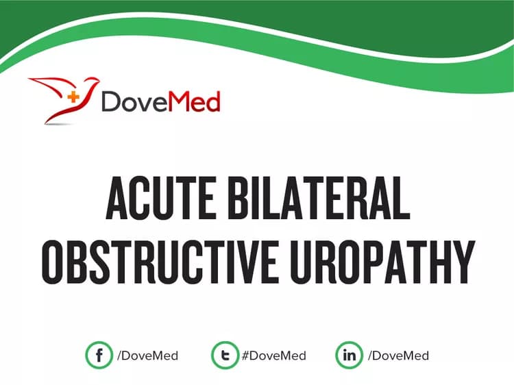 Acute Bilateral Obstructive Uropathy