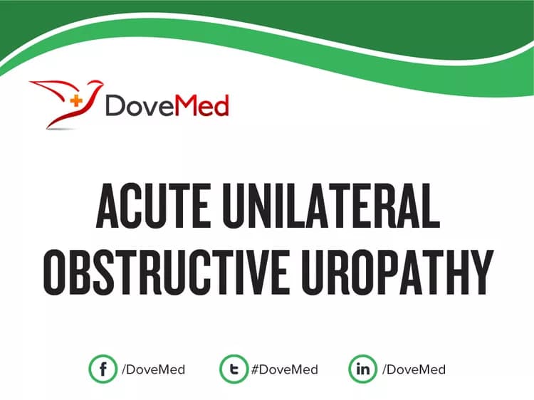 Acute Unilateral Obstructive Uropathy