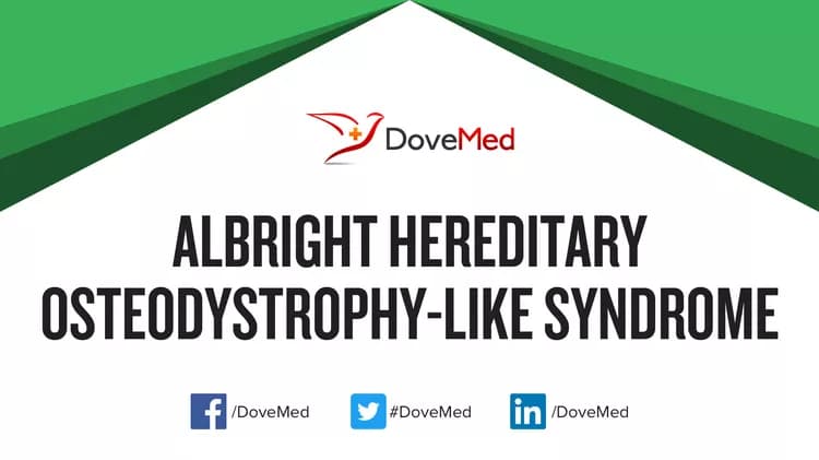 Albright Hereditary Osteodystrophy-Like Syndrome
