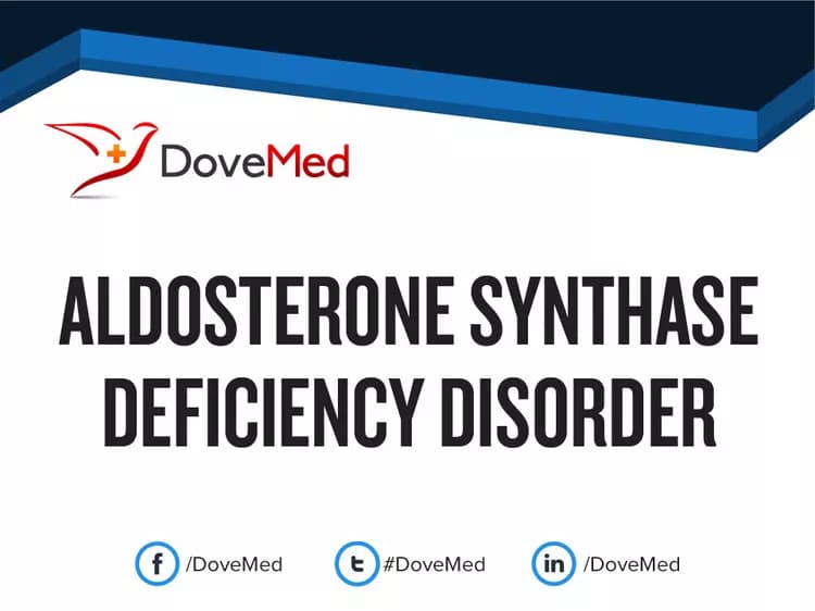 Aldosterone Synthase Deficiency Disorder