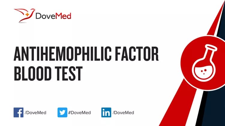 Antihemophilic Factor (AHF) Blood Test