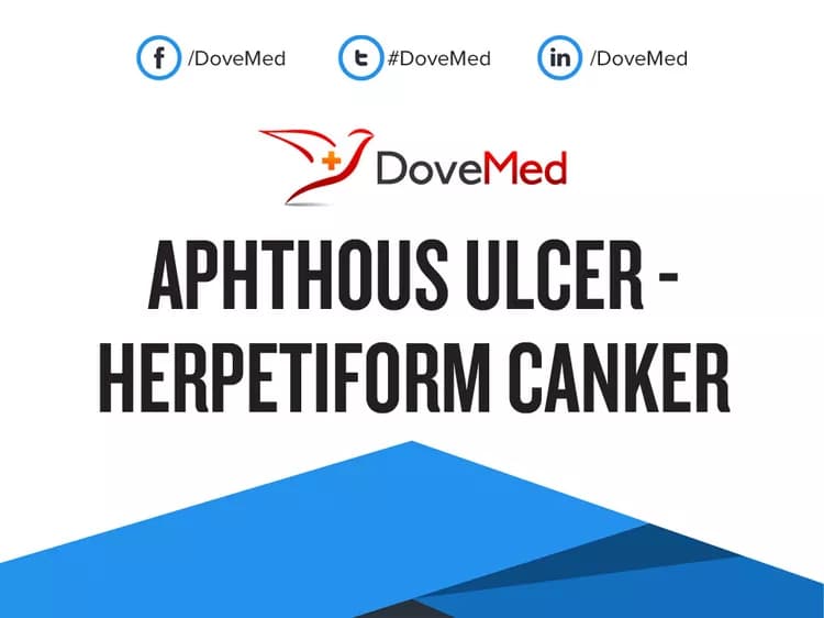 Aphthous Ulcer - Herpetiform Canker Sore