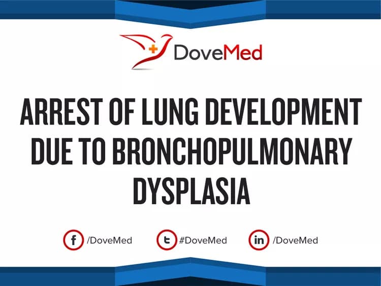 Arrest of Lung Development due to Bronchopulmonary Dysplasia