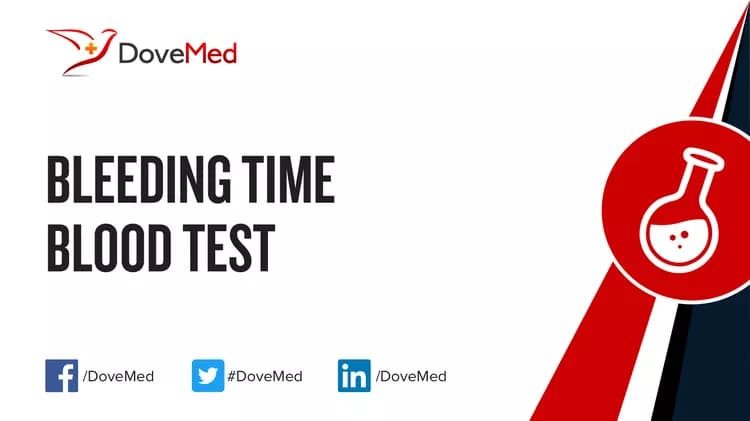 Bleeding Time Blood Test