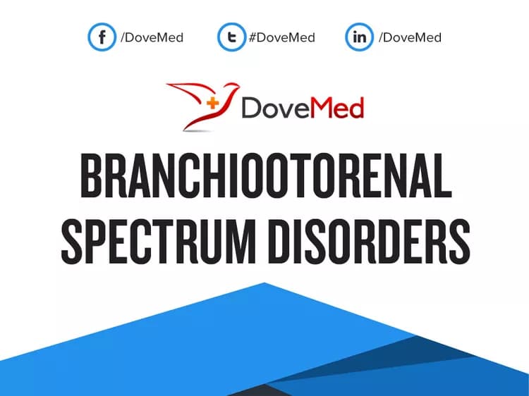 Branchiootorenal Spectrum Disorders