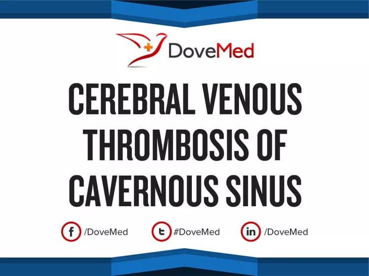 Cerebral Venous Thrombosis of Cavernous Sinus