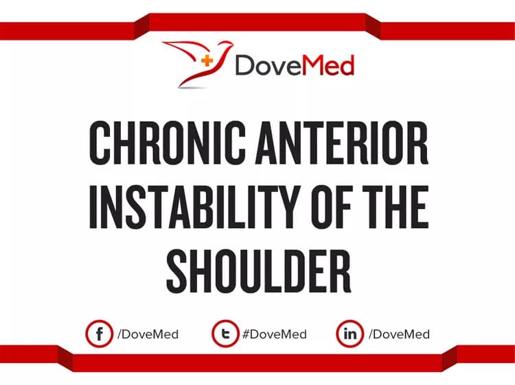 Chronic Anterior Instability of the Shoulder