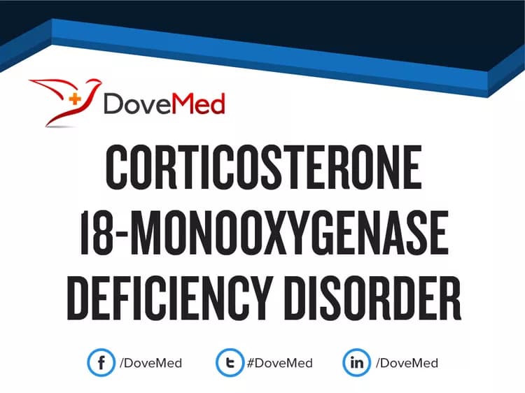 Corticosterone 18-Monooxygenase Deficiency Disorder