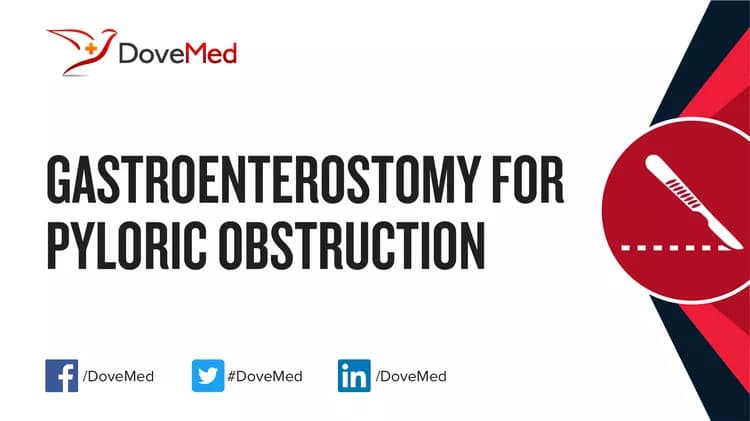 Gastroenterostomy for Pyloric Obstruction