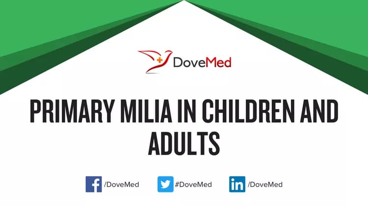 Primary Milia in Children and Adults