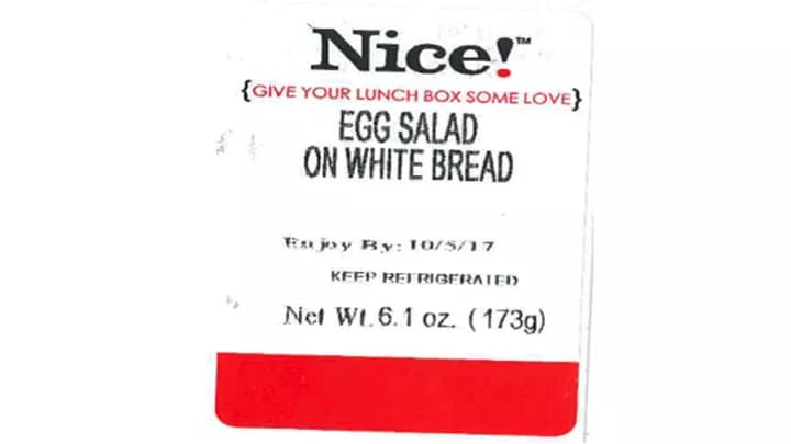UPDATE: Greencore USA, LLC Recalls Egg Salad Sandwiches, Ham Salad Sandwiches, And Seafood Stuffing Because Of Possible Health Risk