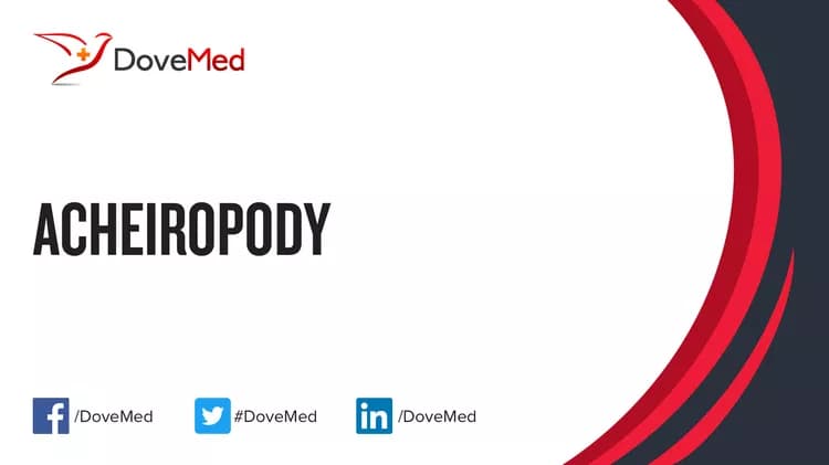 Can you access healthcare professionals in your community to manage Acheiropody?