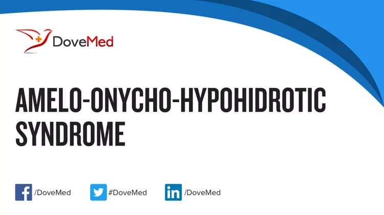 Amelo-Onycho-Hypohidrotic Syndrome