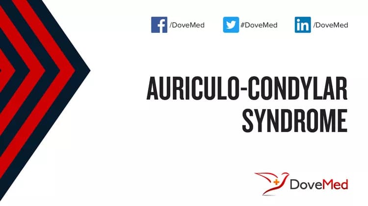 Auriculo-Condylar Syndrome