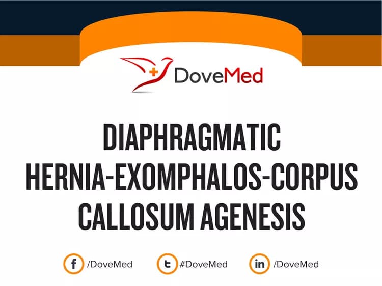 Diaphragmatic Hernia-Exomphalos-Corpus Callosum Agenesis