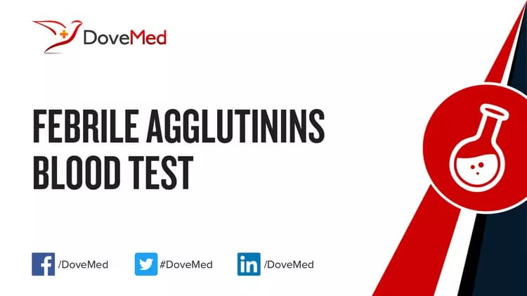 Febrile Agglutinins Blood Test
