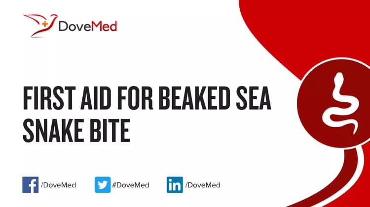 First Aid for Beaked Sea Snake Bite