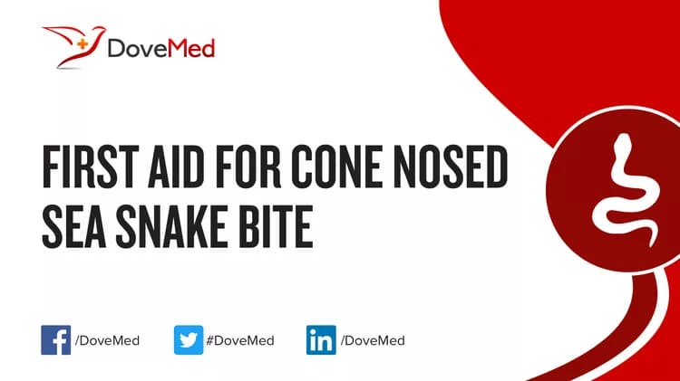 First Aid for Cone Nosed Sea Snake Bite