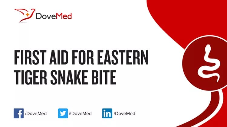 First Aid for Eastern Tiger Snake Bite