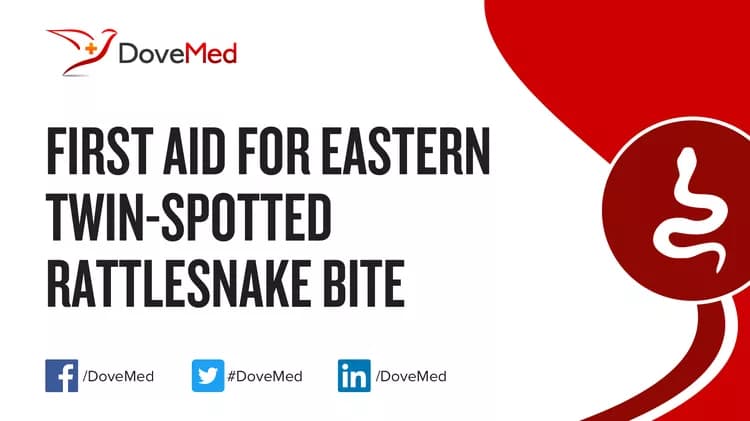 First Aid for Eastern Twin-Spotted Rattlesnake Bite