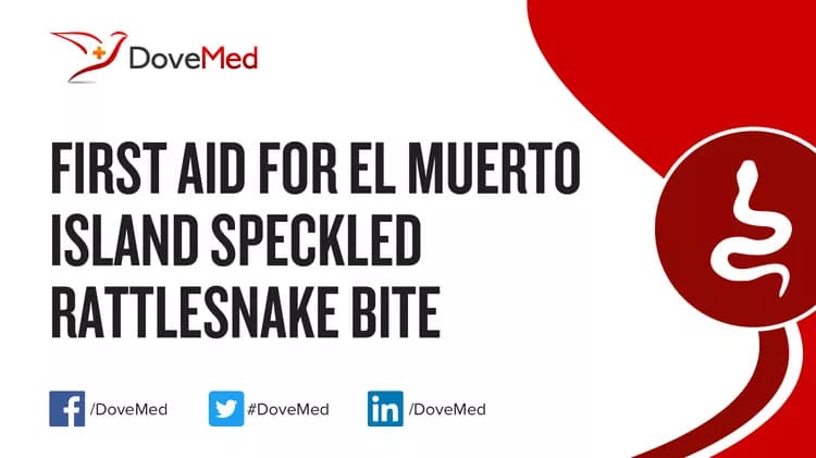 First Aid for El Muerto Island Speckled Rattlesnake Bite