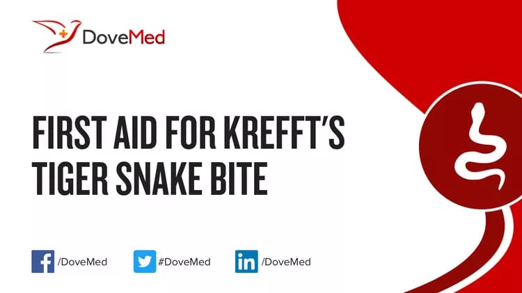 First Aid for Krefft's Tiger Snake Bite