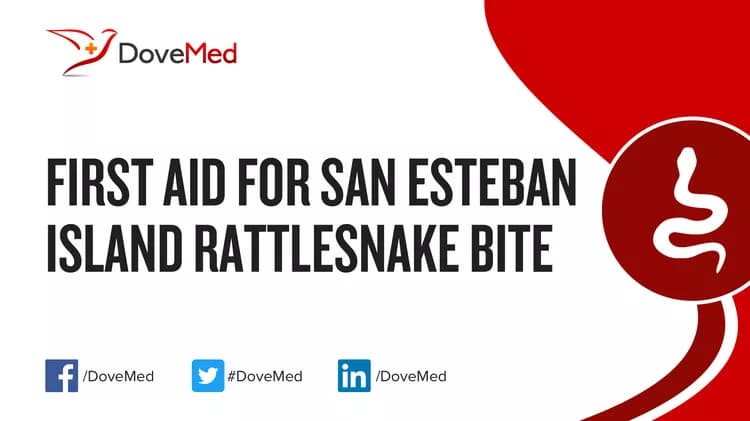 First Aid for San Esteban Island Rattlesnake Bite