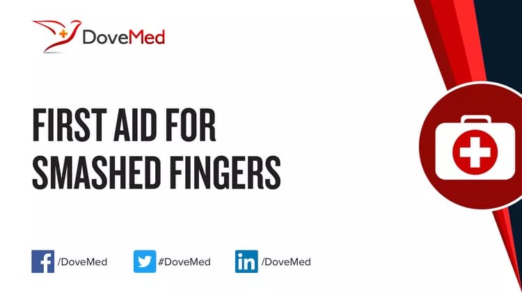 First Aid for Smashed Fingers