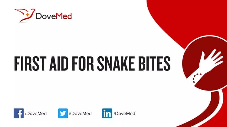 First Aid for Snake Bite