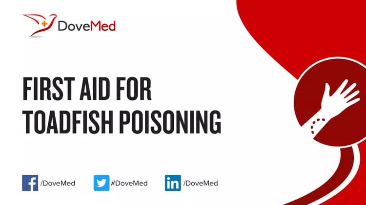 First Aid for Toadfish Poisoning