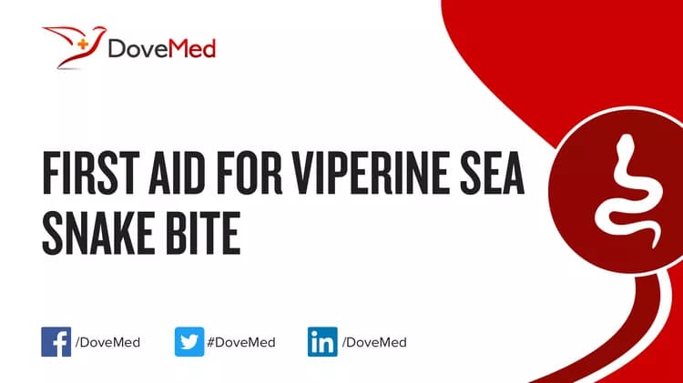 First Aid for Viperine Sea Snake Bite