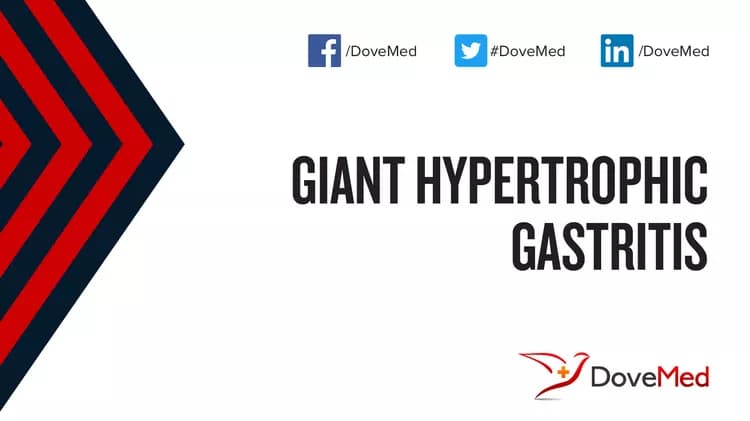 Giant Hypertrophic Gastritis is a rare disorder. Have you heard of Giant Hypertrophic Gastritis?