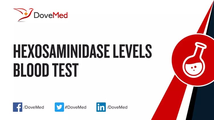 Hexosaminidase Levels Blood Test