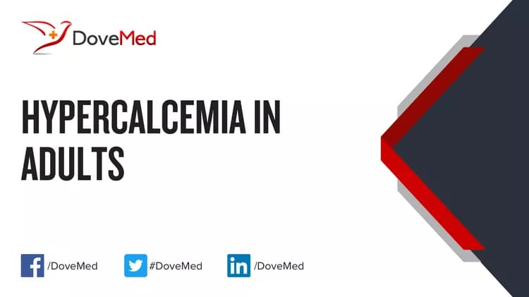 Can you access healthcare professionals in your community to manage Hypercalcemia in Adults?