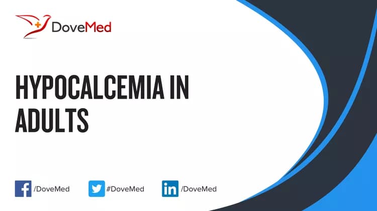 Can you access healthcare professionals in your community to manage Hypocalcemia in Adults?