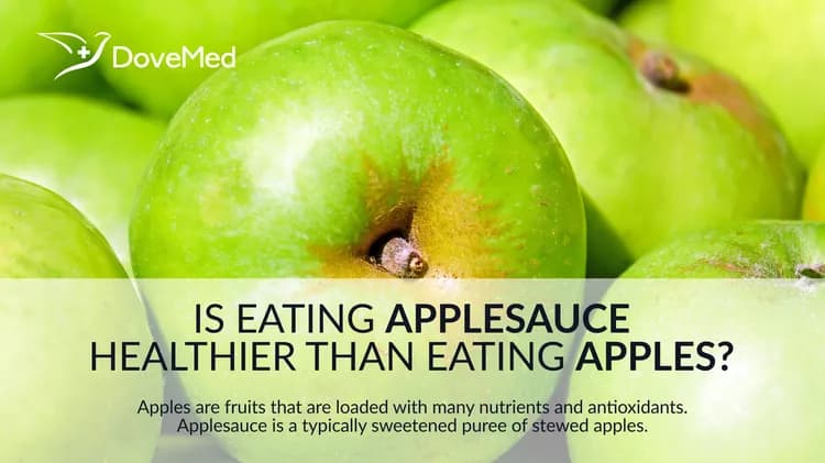 Is Eating Applesauce Healthier Than Eating Apples?
