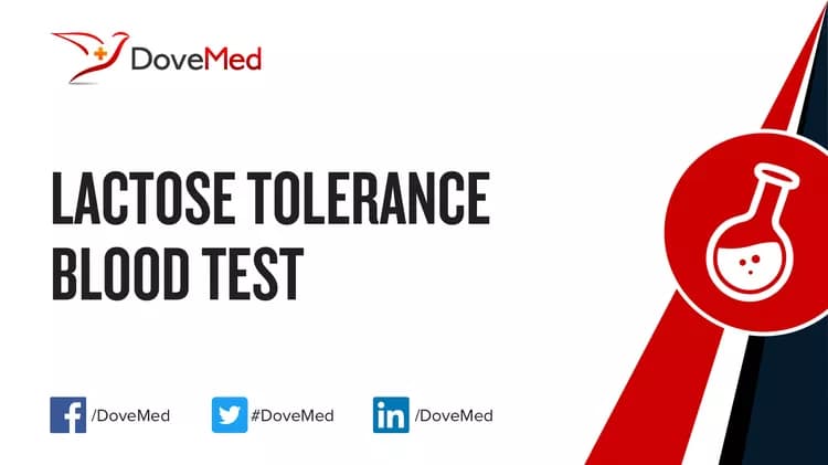 Lactose Tolerance Blood Test