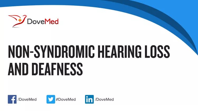Can you access healthcare professionals in your community to manage Non-Syndromic Hearing Loss and Deafness?