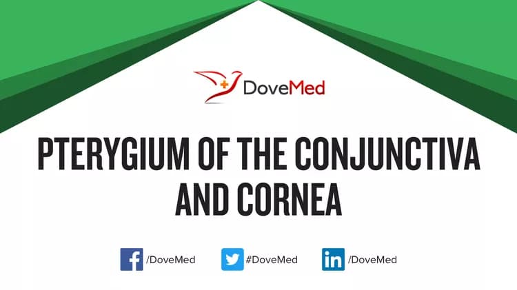 Can you access healthcare professionals in your community to manage Pterygium of the Conjunctiva and Cornea?