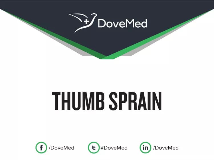 Are you satisfied with the quality of care to manage Thumb Sprain in your community?