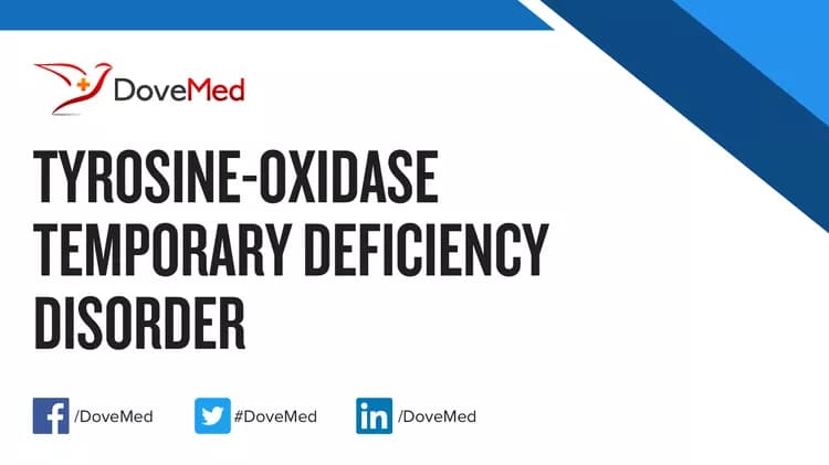 Can you access healthcare professionals in your community to manage Tyrosine-Oxidase Temporary Deficiency Disorder?