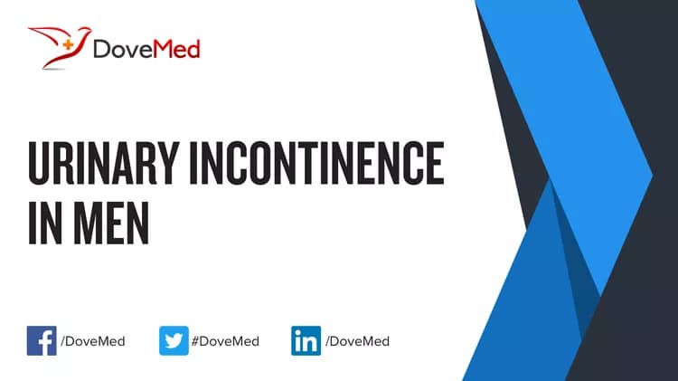 Can you access healthcare professionals in your community to manage Urinary Incontinence in Men?