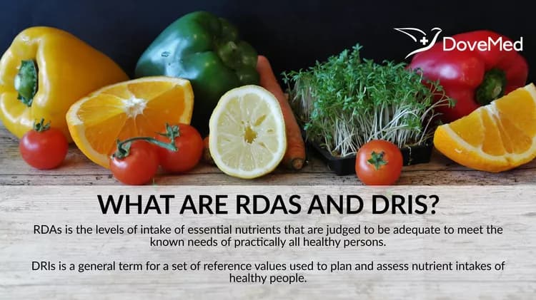 What Are RDAs And DRIs?