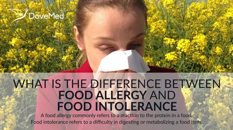 What Is The Difference Between A Food Allergy And Food Intolerance?