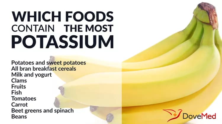 What are good dietary sources of Potassium?
