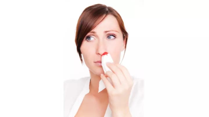 Which of the following is a common cause of nosebleeds?